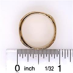 James Avery Retired Fish 14K Yellow Gold Band Ring